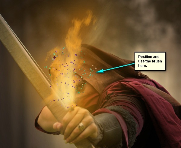 How to Create a Photo Manipulation of an Assassin with a Flaming Arrow in Photoshop Image066