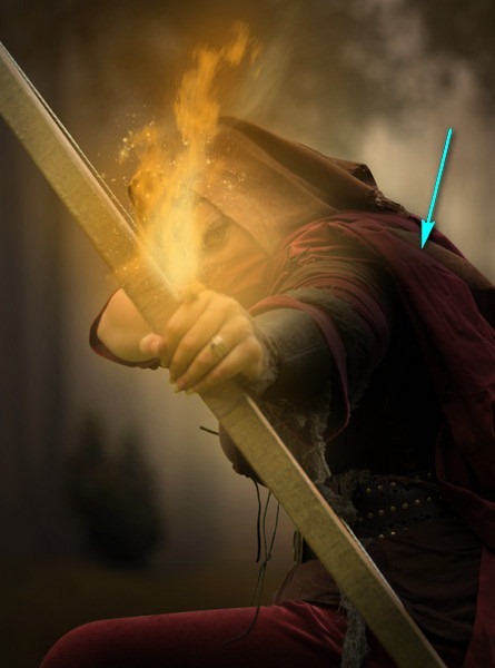 How to Create a Photo Manipulation of an Assassin with a Flaming Arrow in Photoshop Image072