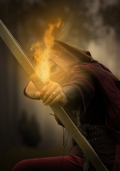 How to Create a Photo Manipulation of an Assassin with a Flaming Arrow in Photoshop Image079