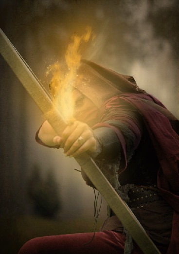 How to Create a Photo Manipulation of an Assassin with a Flaming Arrow in Photoshop Image083