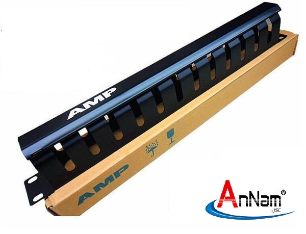 Patch Panel 24 Port Cat5e AMP mã 1479154-2, Hàng Chính hãng phân phối Thanh-quan-ly-cap-amp-tu-rack-tu-mang-19-hang-chinh-hang