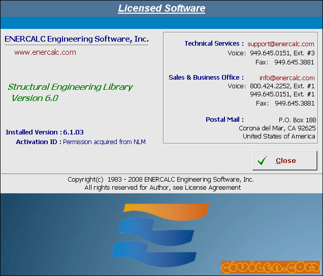 ENERCALC v6.1.03 01694517758304520959