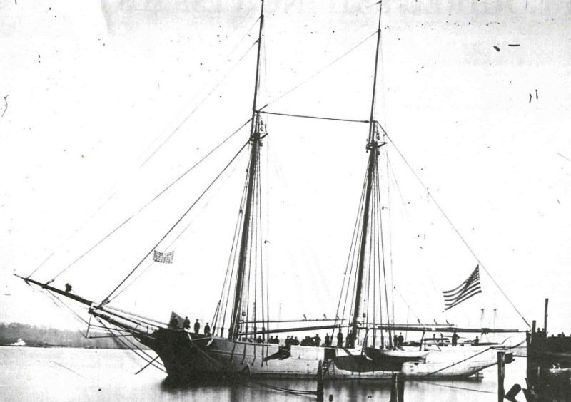 USS Sophronia 13" Mortar Schooner, 1862 402679319