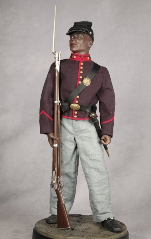 Pvt.,K Co. 3rd Batt., 8th US Colored Heavy Artillery 1864 305460877