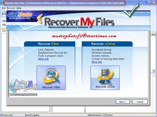  Recover my files v4   100%    +  394967849