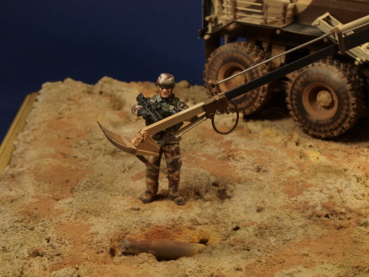 1/35 Bronco Buffalo avec Soldat francais Afghanistan Djiti, Decalques FFSMC uniformes francais 404172240