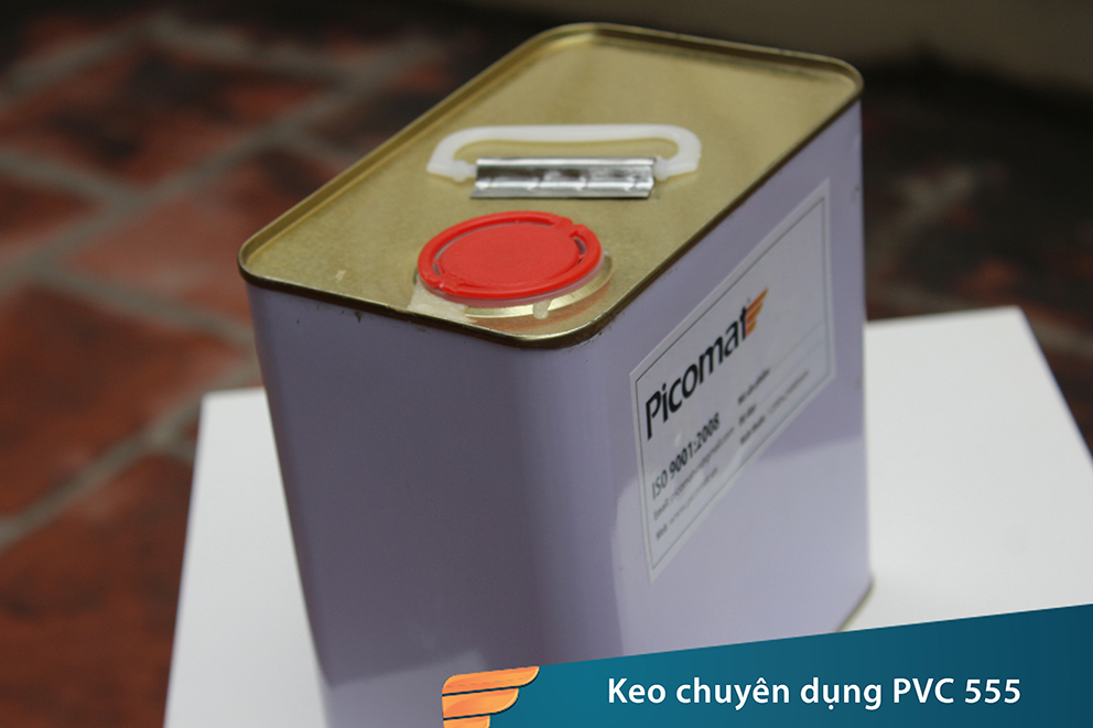Các phụ kiện kèm theo của tấm nhựa PVC của Picomat Keo-pvc-555