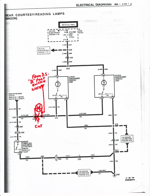 Yes, you CAN have your cake and eat it too (getting rid of the "gate ajar" light) Diagram