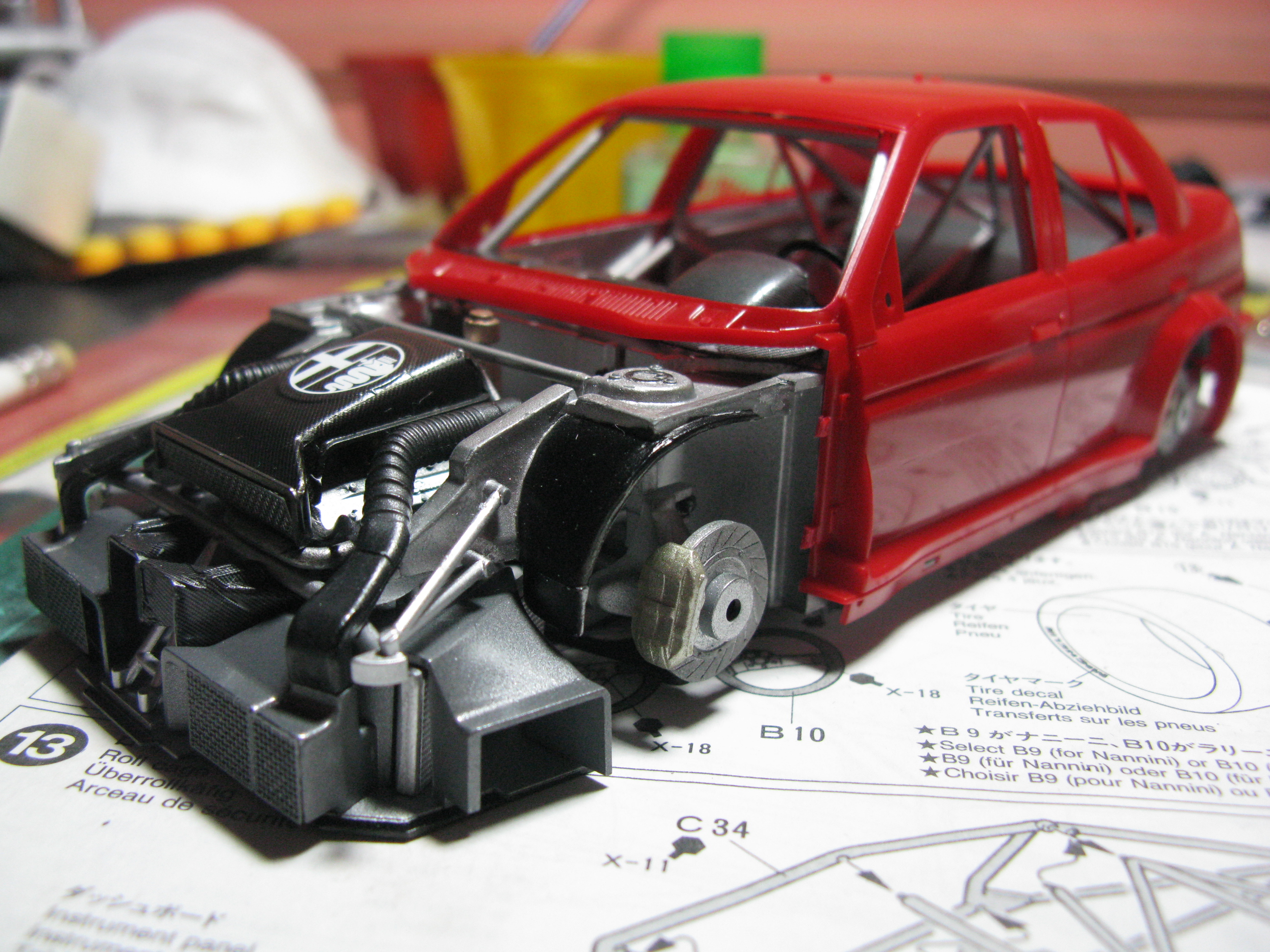 Alfa Romeo 155 V6 TI DTM- Tamiya 24137 GY560y3m