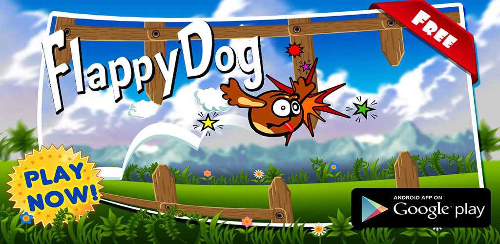 Nhà phát triển game Freemiu ra mắt game mới nhất FLAPPY DOG Banner