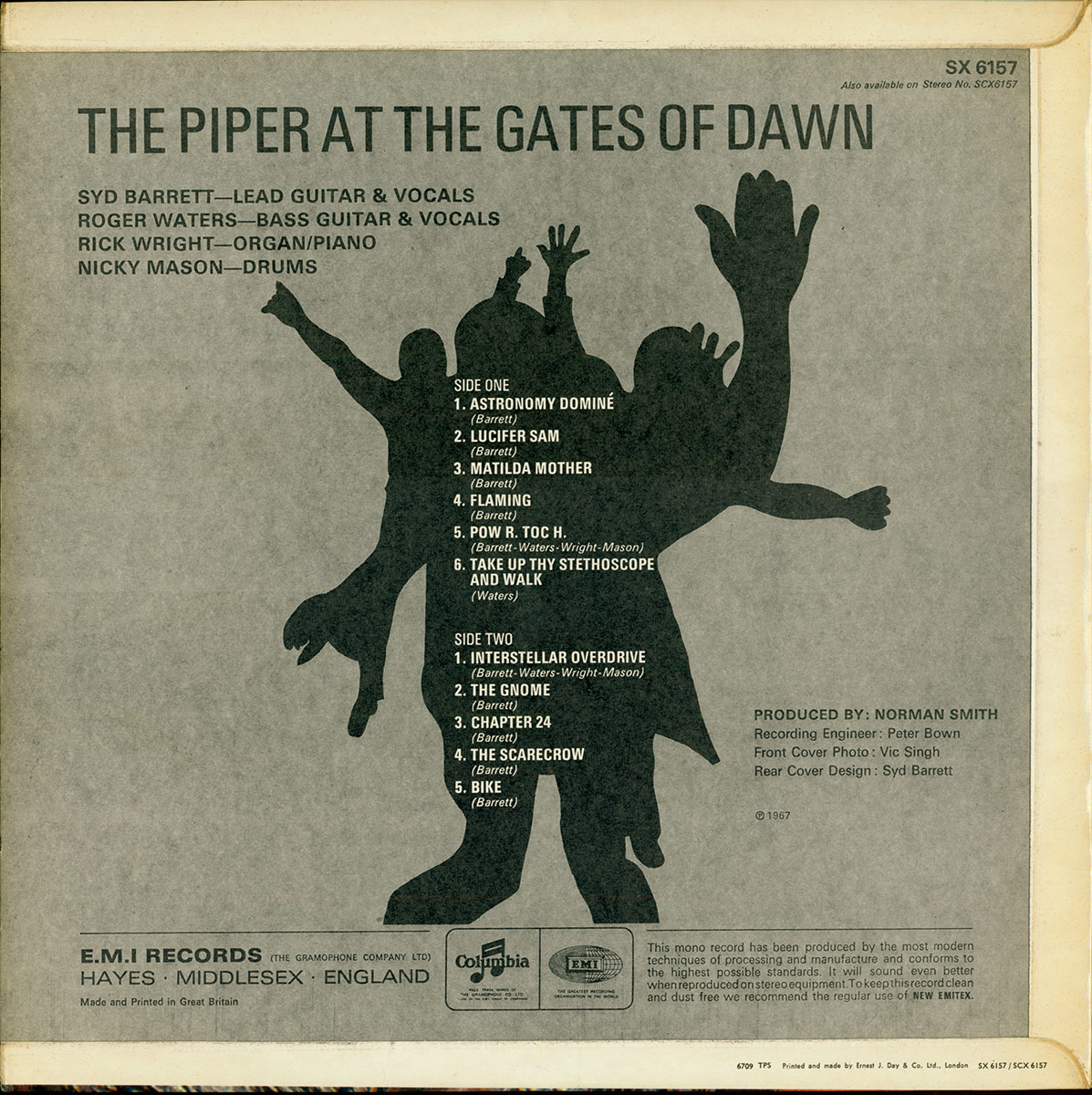 1967 - The Piper at The Gates of Dawn [PINK FLOYD] [Album STUDIO]    BC