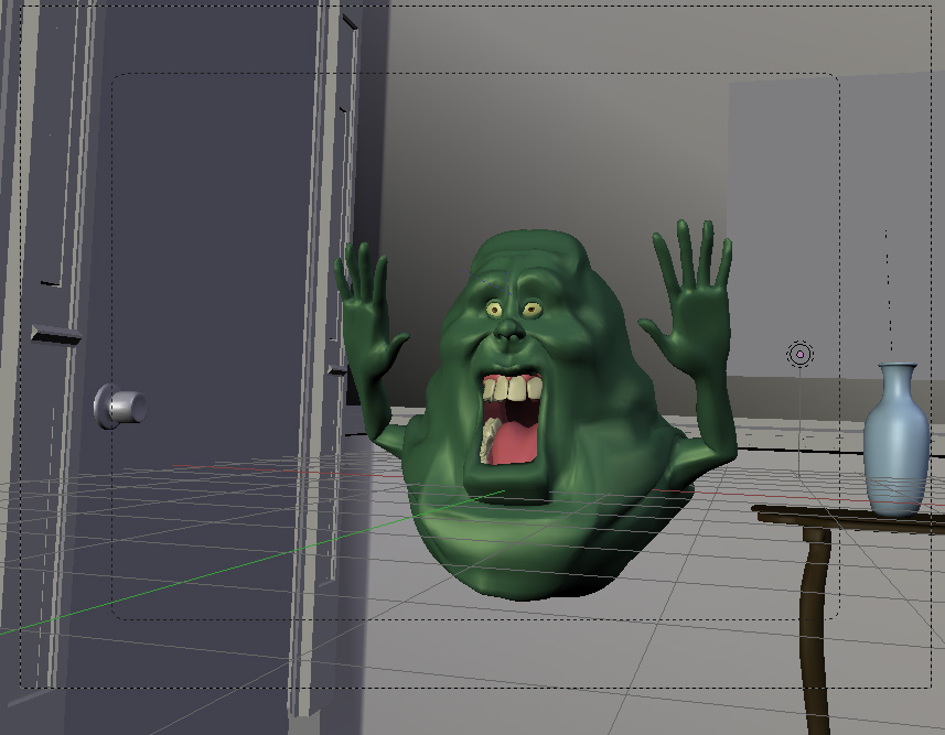 Animation de Slimer Slimer