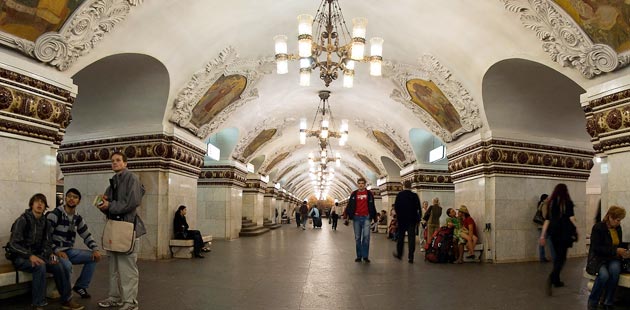 Najlepše putovanje kroz umetnost - metro u boji Moskovski-Metro