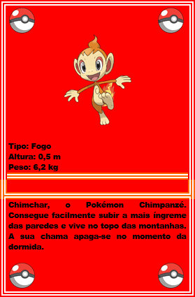 Conquistando O Mundo  Chimchar_pokedex