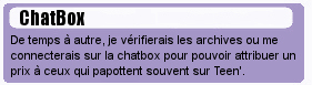 Mdailles { Rcompenses } Chatbox