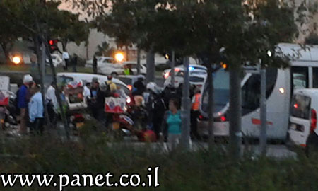 مصادر اسرائيلية: 10 اصابات بعملية دهس بالقدس واطلاق النار على سائق عربي  IMG-20141022-WA0338