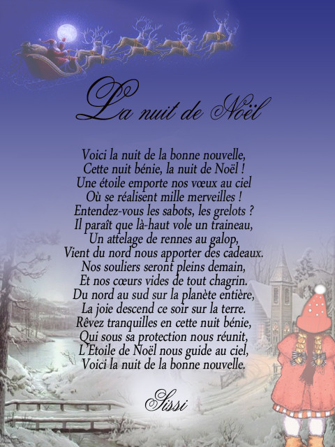 sissi - Poème "La nuit de Noël" (écrit par Sissi) de la part de Josiane 1c3587bf