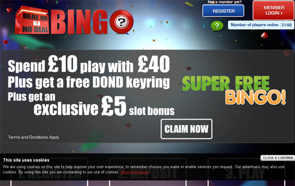 Dealornodealbingo Online Betting Dealornodealbingo-Online-Betting