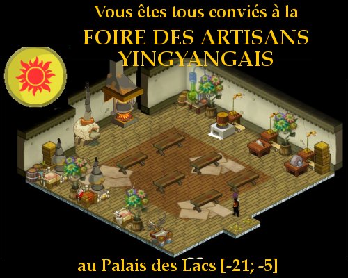 [event] Grande foire des artisans Yingyangais ! Foire