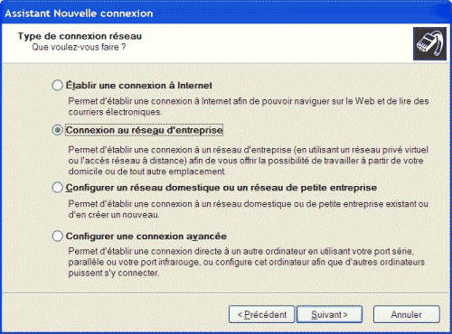 Installation d'un Serveur VPN sous XP Clientvpn1