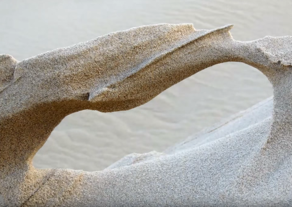 C'est de toute beauté : sites et lieux magnifiques de notre monde. Dune-pilat-froid-vent-sculptures-florian-clement-1