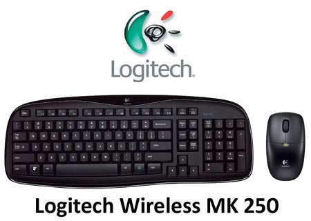 Logitech Wireless Desktop MK 250 – Conjunto muito prático Logitech-wireless-mk250