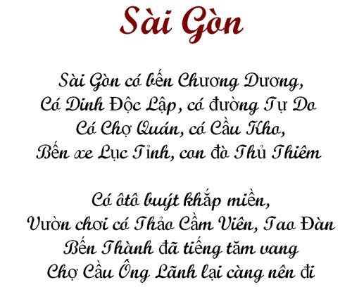 Sài Gòn của tôi - Ngày ấy… Bây giờ... 7250f83115534c148979406cd1f5c7e8