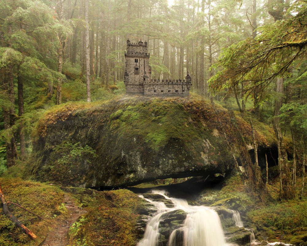 Solicitud de vivienda  Fairy_castle_in_the_forest_premade_background_by_celticstrm_stock-d5orios