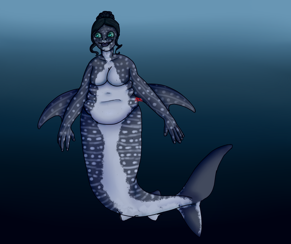 Emma's Sketchbook Whale_shark_mermaid_by_batemmaman-d9ipt90