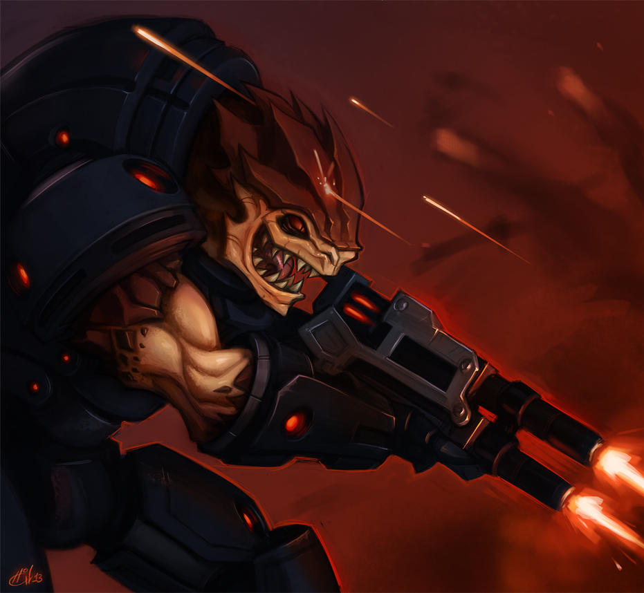 Ranar Bukare Krogan_soldier_by_zeon_in_a_tree-d5w1u9f