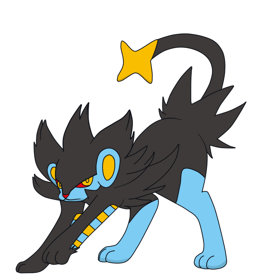 Duel schyzophrène [Light VS Shane] Luxray_by_issum-d5l986d