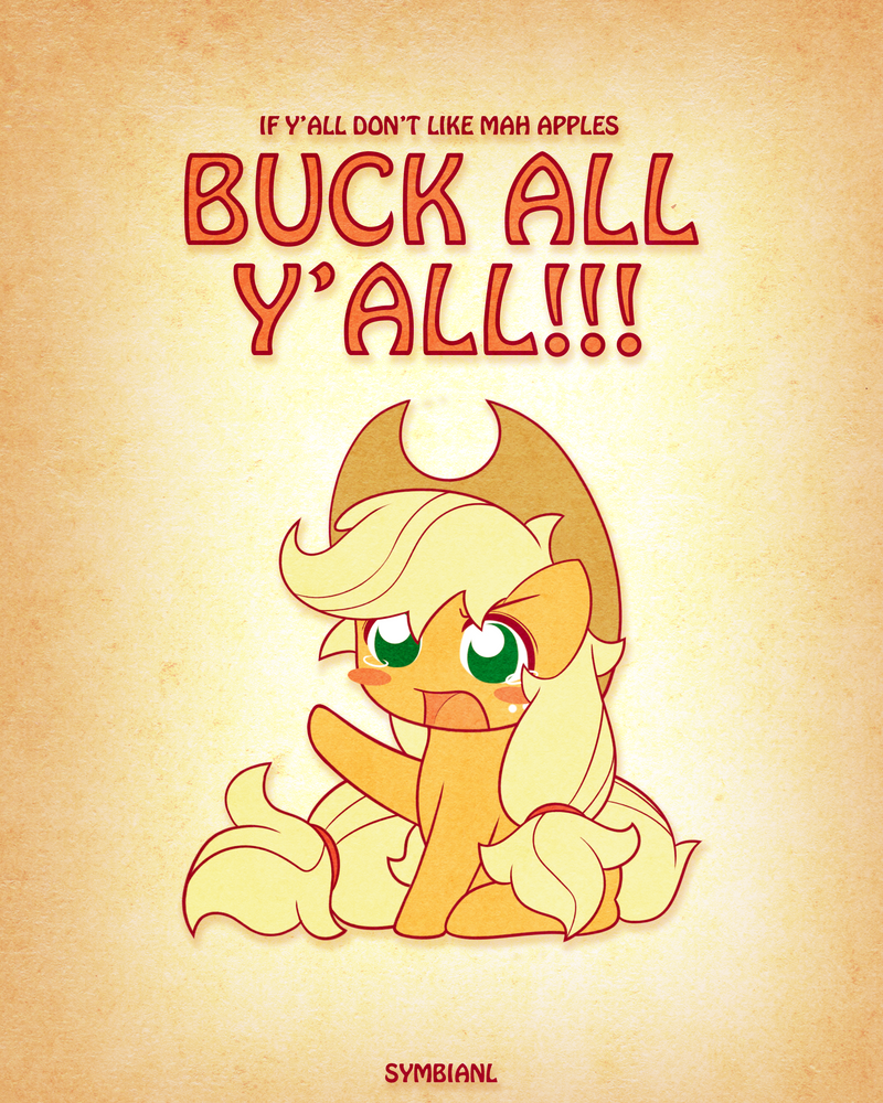 Lyra's magical diabetes inducing thread - Page 25 Chibi_aj___buck_all_y_all_by_symbianl-d9hmhg4