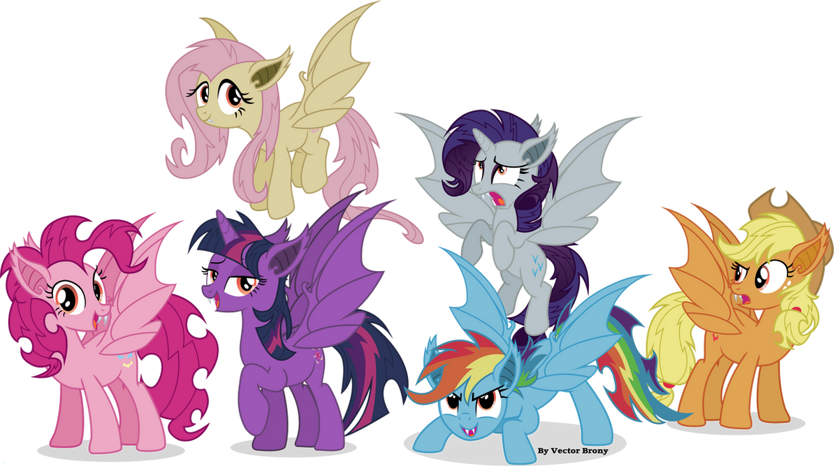 Yay les bronies !  Bat_mane_six_by_vector_brony-d71etpx