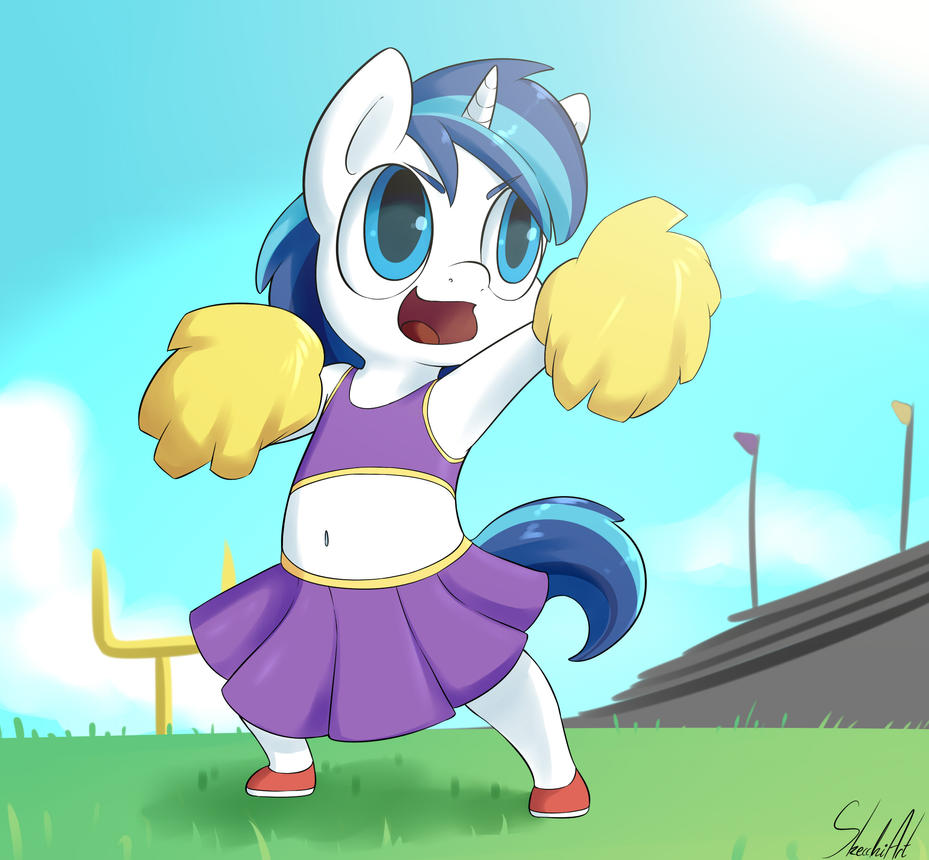 Pony art of the non diabetic variety.  - Page 19 Cheerleader_shining_armor_by_skecchiart-d97ym0z