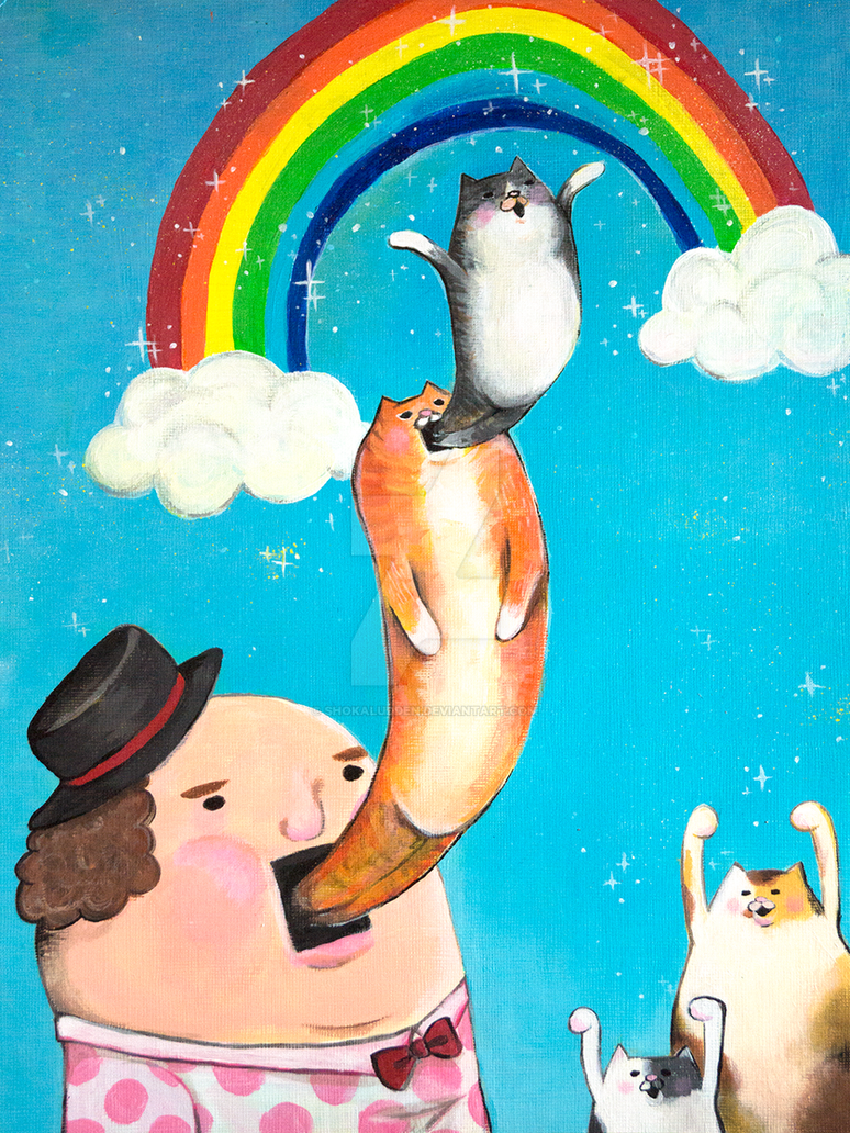 It's time to congratulate the one.. the only... MISTER FOX!!!! Rainbow_cat_celebration_by_shokaludden-d8mqphy