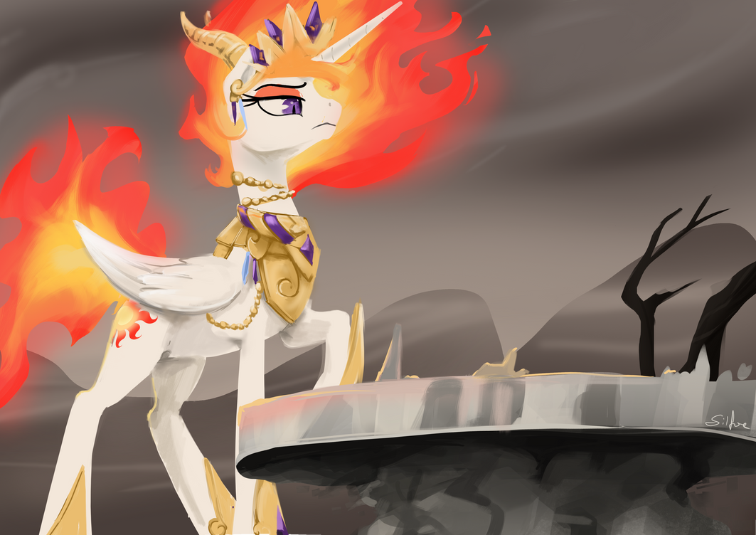 Pony art of the non diabetic variety.  - Page 21 The_ashlands_by_silfoe-d9imjf8