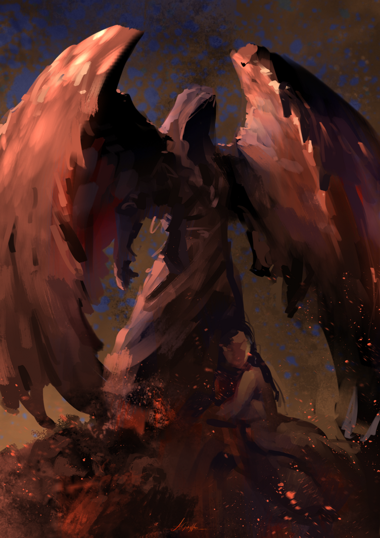 The Gallery - Page 6 Undead_angel___spitpaint_by_aarongriffinart-d8dzjqy