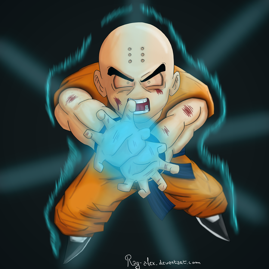 Dessin 05 - Le retour de Krillin ___i_m_gonna_make_them_pay_for_what_they_did____by_ray_alex-dag44hq