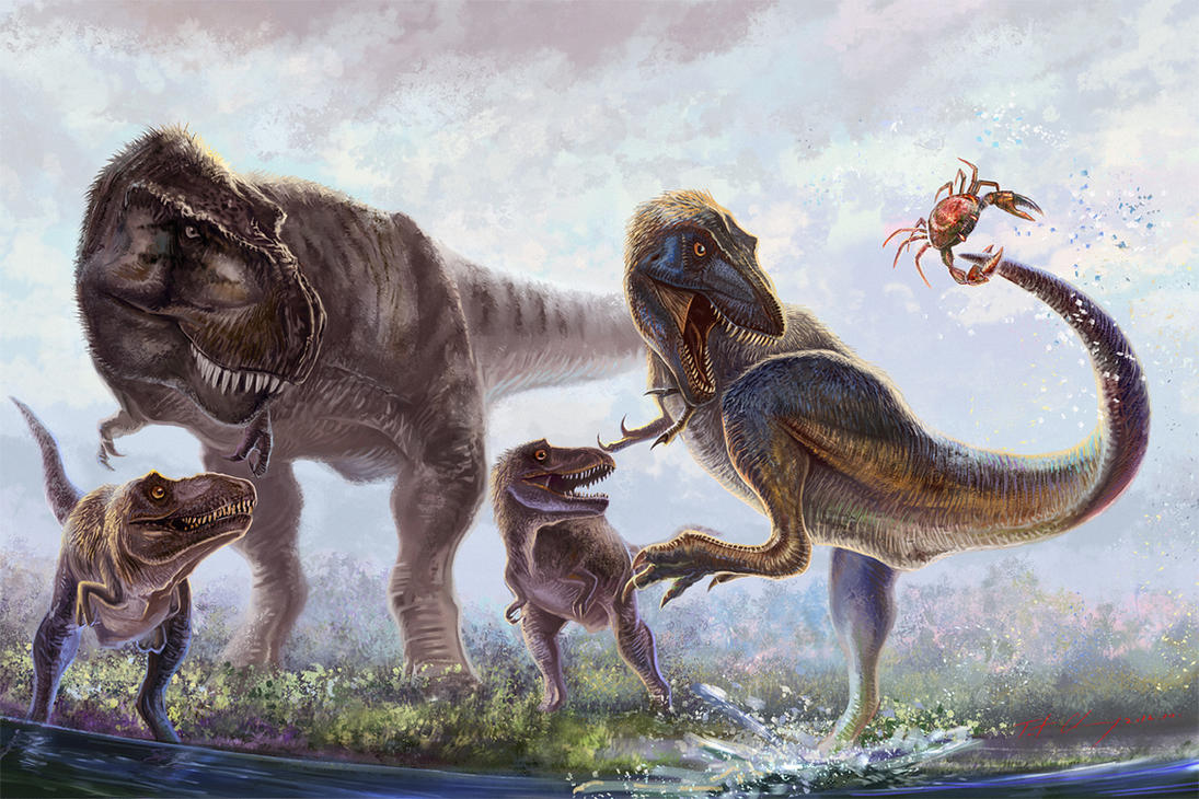 Awesome Paleoart  Little_rex_adventures_by_cheungchungtat-d5ipe3u