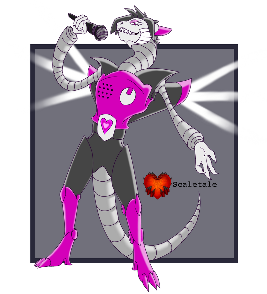 Scaletale (AU de undertale) Scaletale_mettaton_by_criexthedragon-d9uoa4o