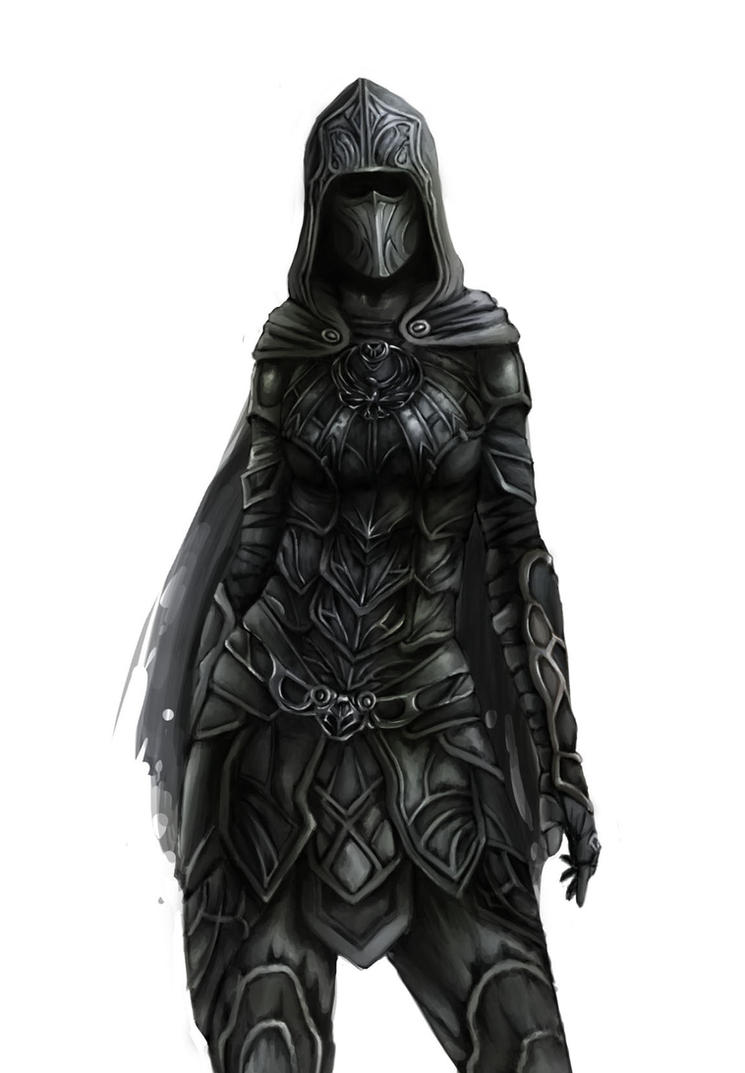 Katerrina Kertia, The Shadow Assassin. Nightingale_armor_w_by_irontaco-d4r9oro