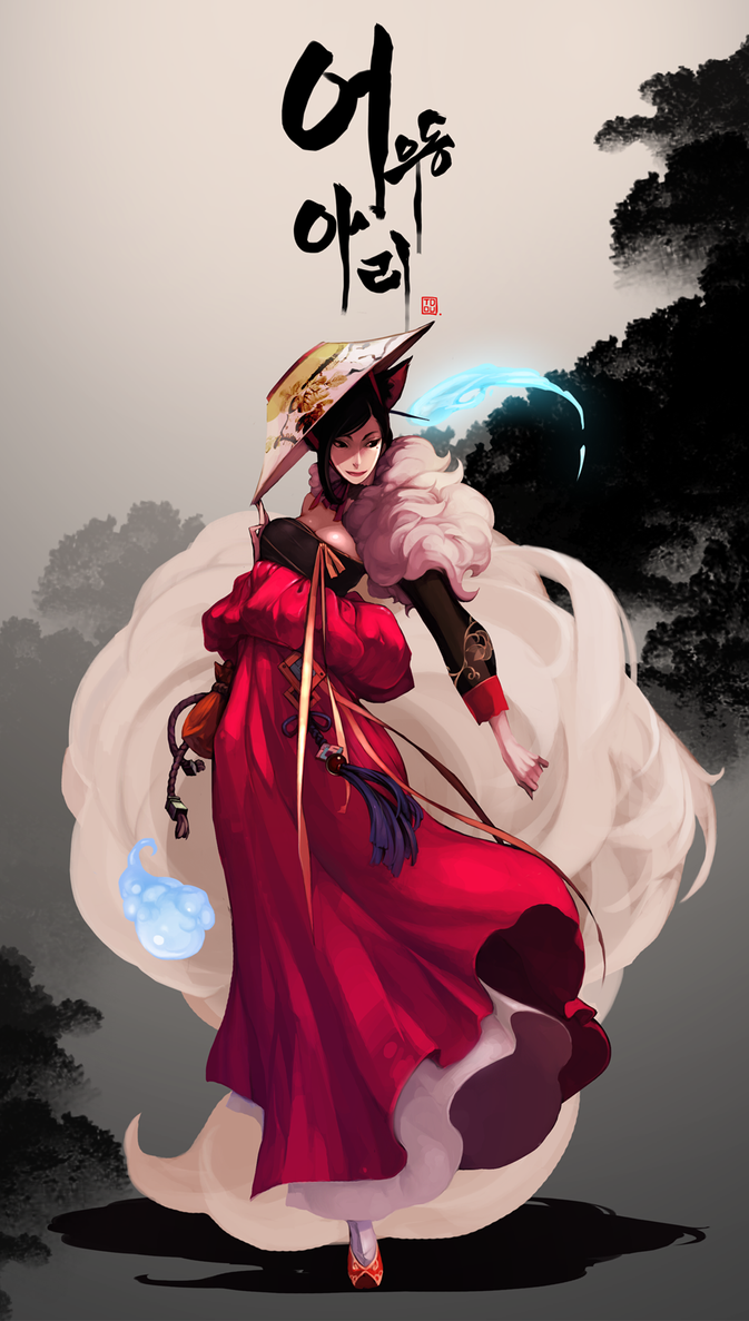 Evento de Octubre de terror The_joseon_dynasty__gisaeng__ahri_by_dutomaster-d6k2or9