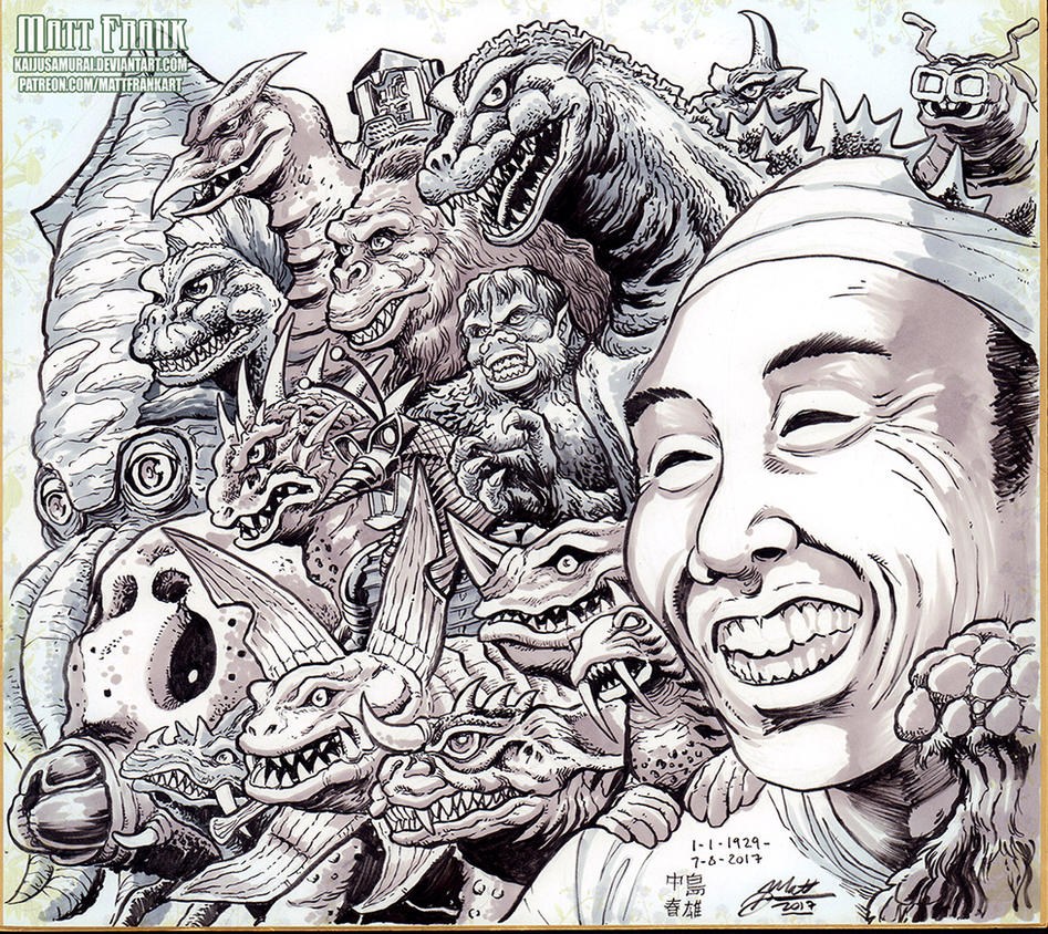 Godzilla's Big Green Burning Thread - Page 5 Haruo_nakajima_tribute_by_kaijusamurai-dbj9b0f