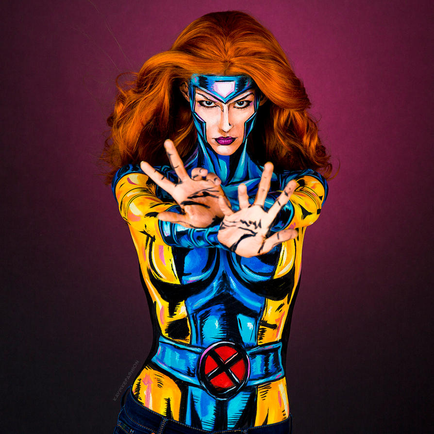 Non movie related pictures! - Page 4 Jean_grey_bodypaint_by_kaypikefashion-dackyjc