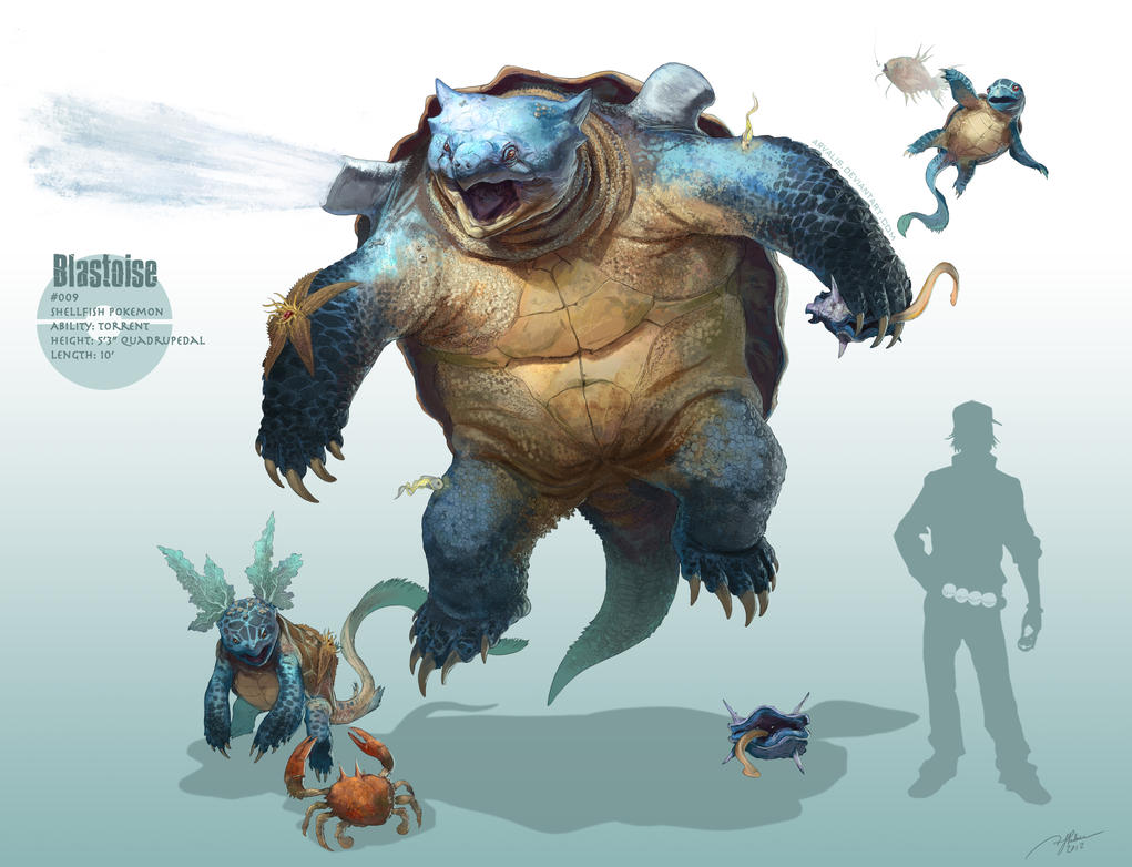 [Deviantart] Arvalis - Pokémons Realistas - Página 2 _blastoise__by_arvalis-d5i82dj