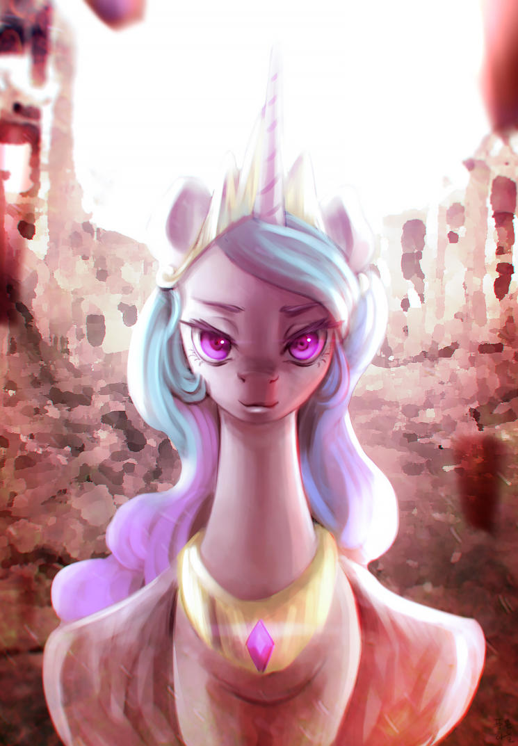 Pony art of the non diabetic variety.  - Page 24 Fallen_princess_by_mrs1989-d9tfjmh