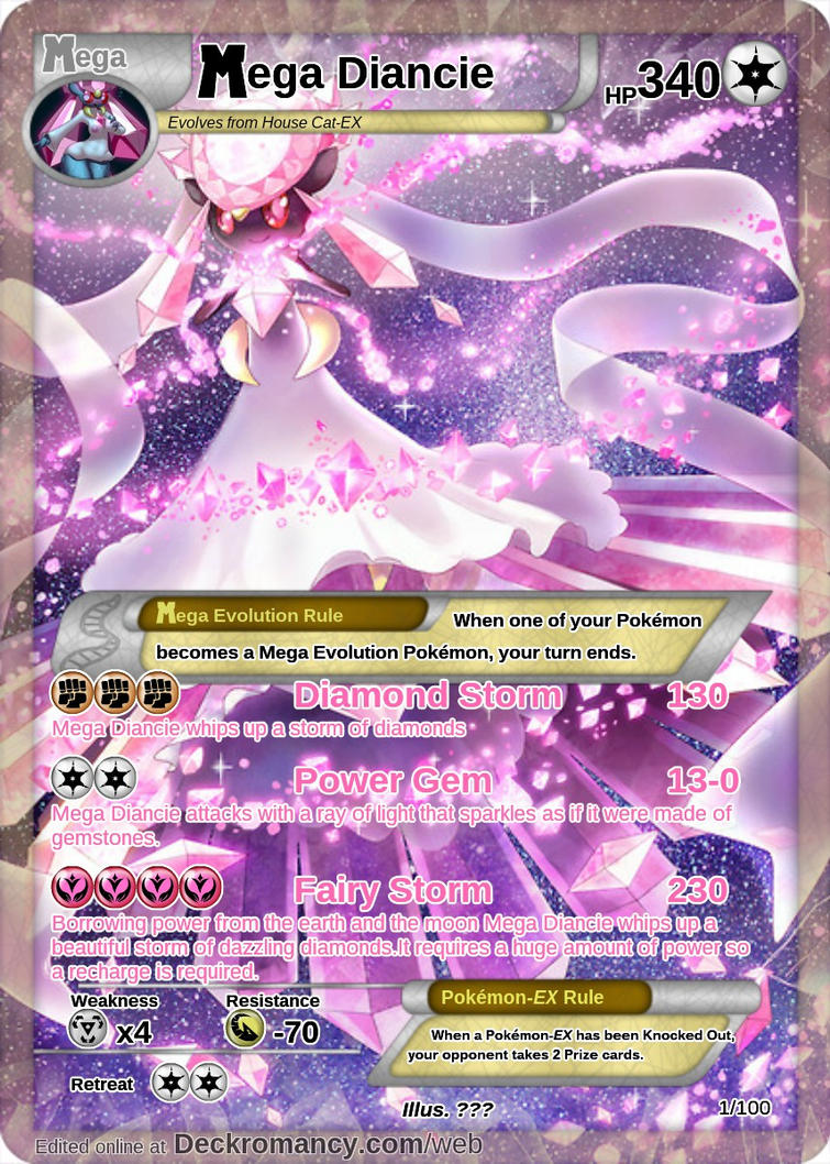 Tus cartas preferidas Mega_diancie_by_kleijxd-d7slbj8