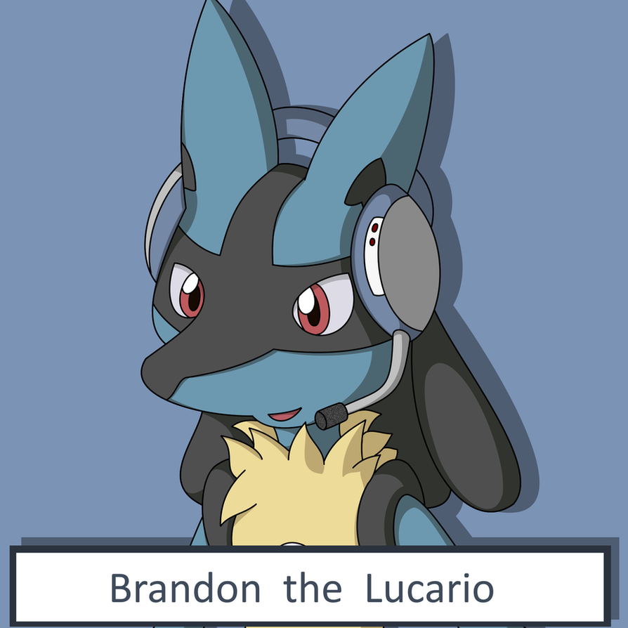 Galerie des Pokéumains Brandon_the_lucario___pokeumans_podcast_by_lornext-d8rdh78