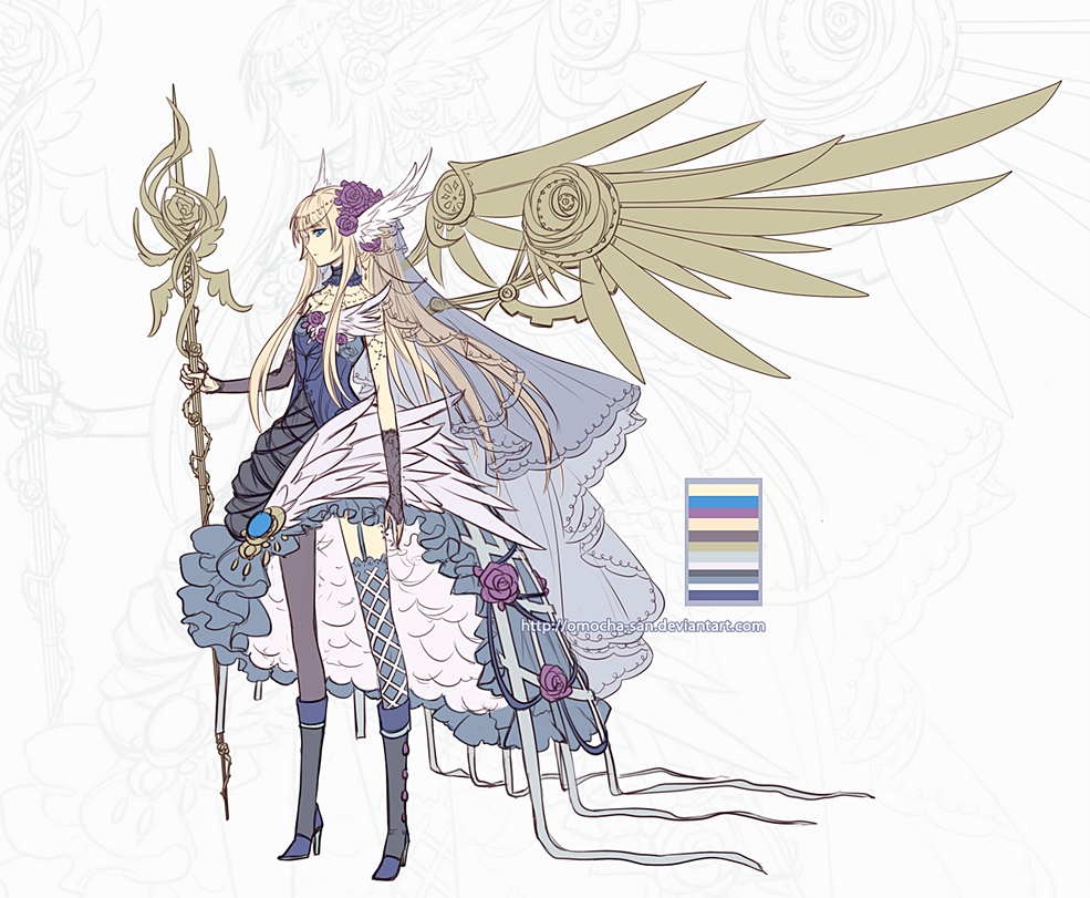 The Gallery - Page 9 Adoptable__steampunk_rose_angel_by_omocha_san-d65s04m