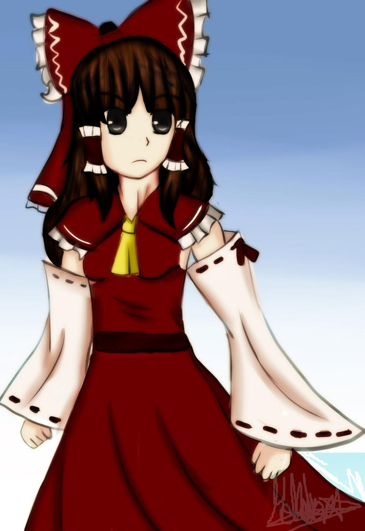 Nuevo arte digital!!!(GALERIA DE LUZIMAGINARYDREAMER) Reimu_hakurei_by_mellaly-d9tdsbj